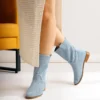 Blue Summer Cowboy Boots for Women RA-8010