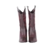 Brown Embroidered Western Boots for Women TU-04