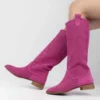 Fushcia Western Cowboy Boots for Women RA-8011