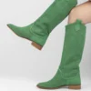 Green Western Cowboy Boots for Women RA-8011
