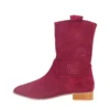 Burgundy Summer Cowboy Boots for Women RA-8010