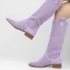 Lilac Western Cowboy Boots for Women RA-8011