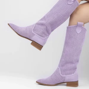 Lilac Western Cowboy Boots for Women RA-8011