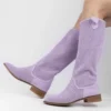Lilac Western Cowboy Boots for Women RA-8011