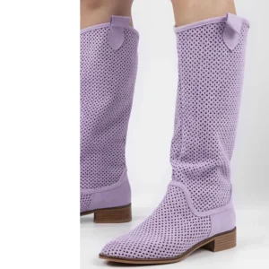 Lilac Western Cowboy Boots for Women RA-8011