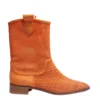 Orange Summer Cowboy Boots for Women RA-8010
