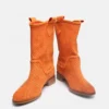 Orange Summer Cowboy Boots for Women RA-8010