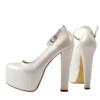 Pearl Platform High Heel Shoes for Women RA-304