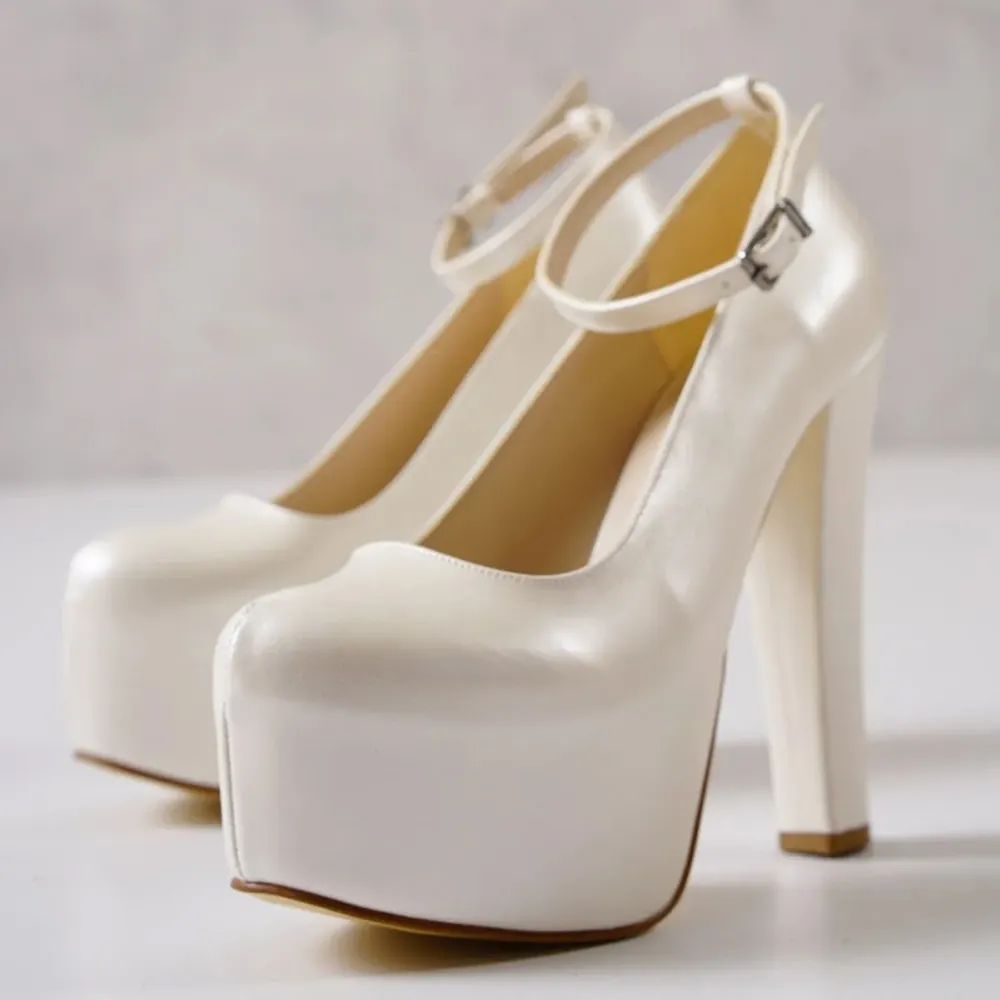 Pearl Platform High Heel Shoes for Women RA-304