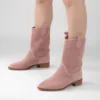 Pink Summer Cowboy Boots for Women RA-8010