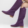 Purple Western Cowboy Boots for Women RA-8011