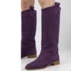 Purple Western Cowboy Boots for Women RA-8011