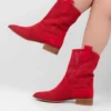 Red Summer Cowboy Boots for Women RA-8010
