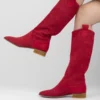 Red Western Cowboy Boots for Women RA-8011