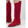 Red Western Cowboy Boots for Women RA-8011