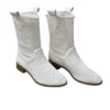 White Summer Cowboy Boots for Women RA-8010